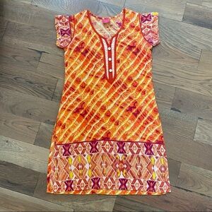 Zola Kids Red Orange Dress Size 2T 3T